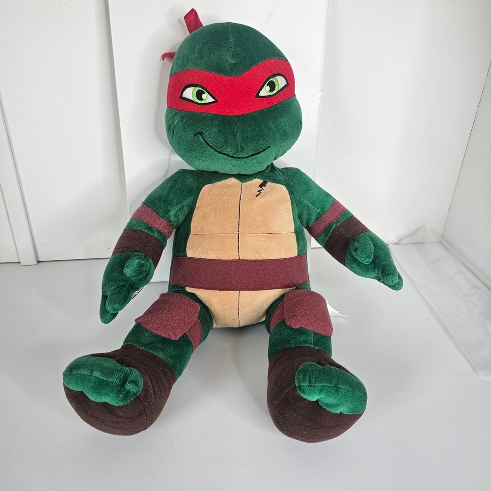 Build A Bear Teenage Mutant Ninja Turtles Raphael Plush Toy Nickelodeon‎ 2014